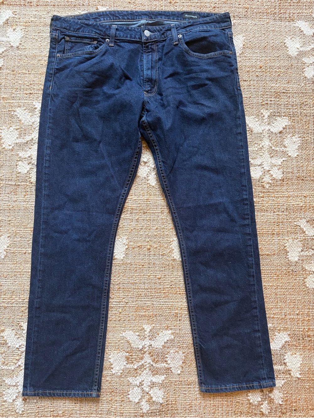 Bonobos men’s dark rinse jeans 38x32
